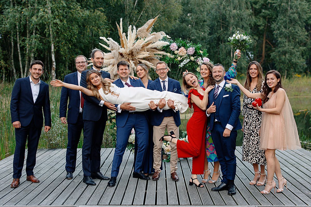  - Zdjęcia grupowe na weselu Pokadrowani